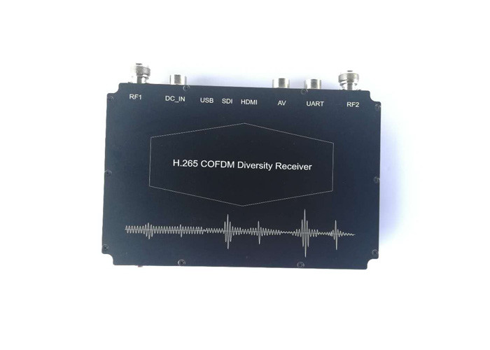 Piccolo COFDM video ricevitore del grado industriale che sostiene multi modulazione di larghezza di banda