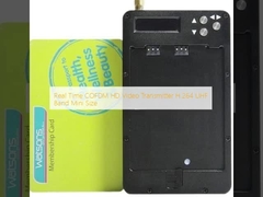 Trasmettitore video in tempo reale COFDM HD H.264 UHF Band Mini Size