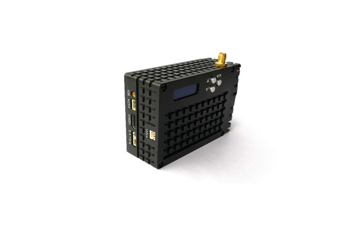 Mini COFDM trasmettitore di H.264/trasmettitore senza fili lunga autonomia video 1 watt