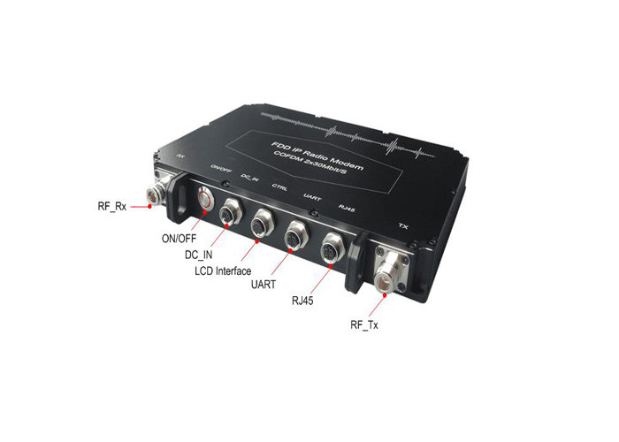 Trasmettitore del modem radio COFDM del IP di H.265 FDD video per il sistema di comunicazione tattico