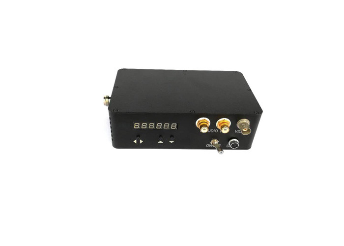H.264 video del trasmettitore di deviazione standard COFDM CC 12~15V della lunga autonomia di linea di mira non